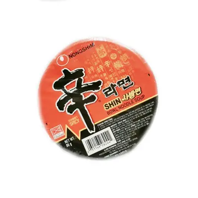 Nongshim Shin Spicy Bowl Noodle Soup 86g