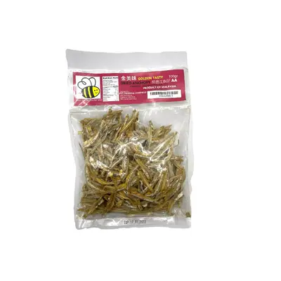 Golden Tasty Dried Anchovy Aa 100g