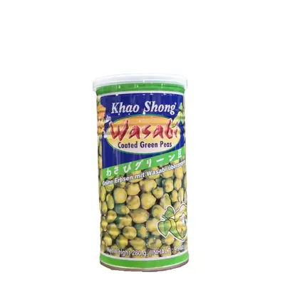 Khao Shong Wasabi Coated Green Peas 280g