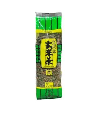 Ujinotsuyu Japanese Green Tea Genmaicha (Yellow) 200g
