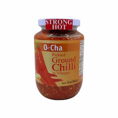 O-Cha Ground Chilli In Vinegar 454g