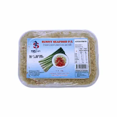Sunny Seafood Frozen Grated Lemongrass And Chilli 120g