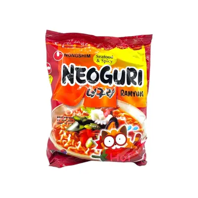 Nongshim Neoguri Noodles Seafood & Spicy 120g