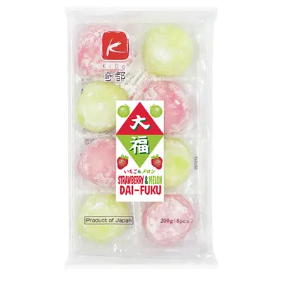 Kido Strawberry & Melon Daifuku 200g