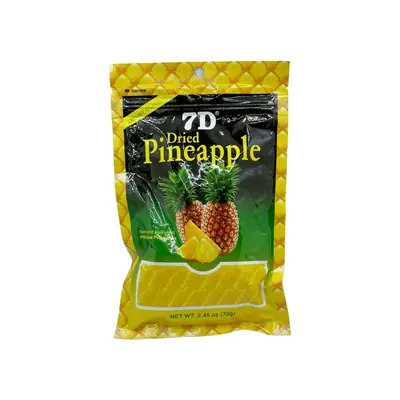 7D Dried Pineapple 70g