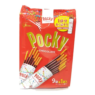 Glico Pocky Chocolate (Family Pack) 101.6g/ 133.2g