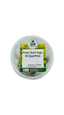 Sfp Fresh Quail Eggs Pack 16