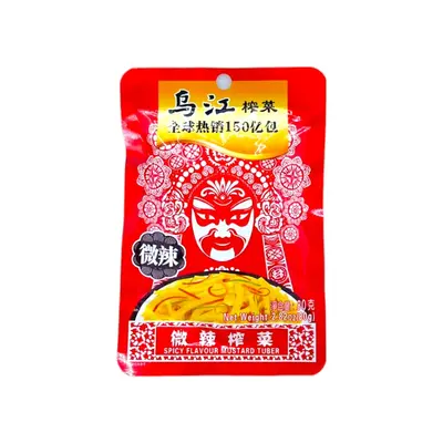 Chongqing Wj Mustard Tuber Spicy And Tart Flv 80g