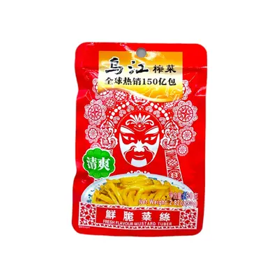 Chongqing Wj Mustard Tuber Fresh Flavour 80g