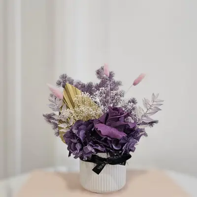 Preserved Flowers Purple